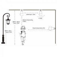 Έξυπνες Λάμπες Led E27 με αισθητήρα κίνησης A60 9W a